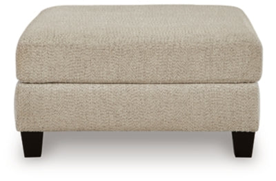 Steelwater Retreat Oversized Accent Ottoman - Inland Furniture (San Bernardino, CA)