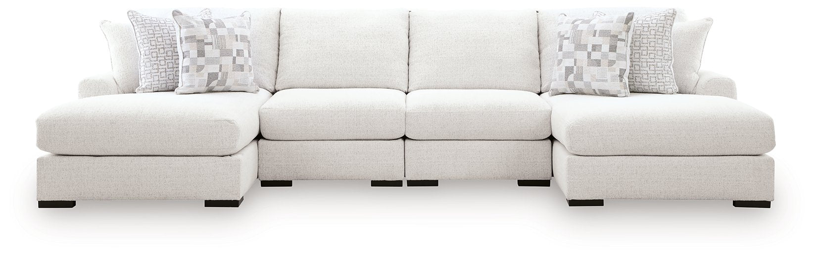 Misty-Lakes Double Chaise Sectional - Inland Furniture (San Bernardino, CA)