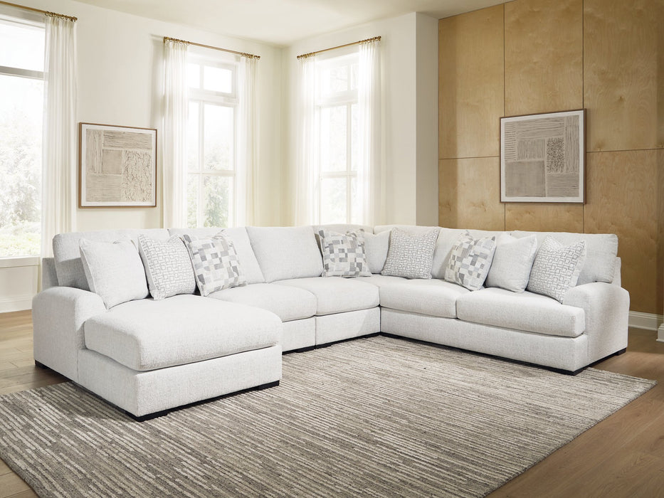 Misty-Lakes Sectional with Chaise - Inland Furniture (San Bernardino, CA)