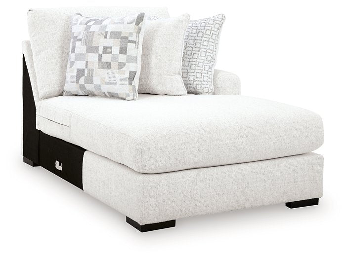 Misty-Lakes Double Chaise Sectional - Inland Furniture (San Bernardino, CA)