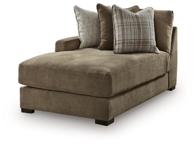 Camellia-Court Sectional with Chaise - Inland Furniture (San Bernardino, CA)
