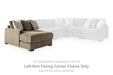 Camellia-Court Sectional with Chaise - Inland Furniture (San Bernardino, CA)