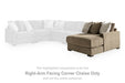 Camellia-Court Sectional with Chaise - Inland Furniture (San Bernardino, CA)