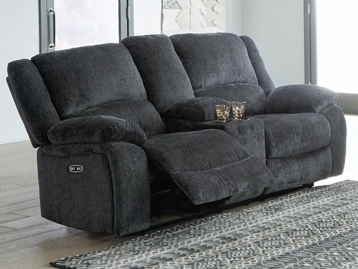 Draycoll Power Reclining Loveseat with Console - Inland Furniture (San Bernardino, CA)