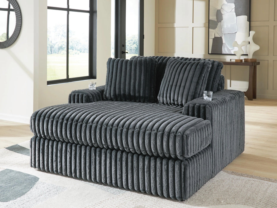 Midnight-Madness Oversized Chaise
