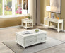 Natesa White Washed Coffee Table - Inland Furniture (San Bernardino, CA)