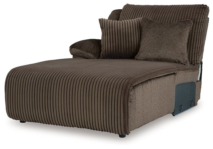 Top Tier Reclining Sectional with Chaise - Inland Furniture (San Bernardino, CA)
