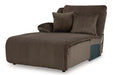 Top Tier Reclining Sectional with Chaise - Inland Furniture (San Bernardino, CA)