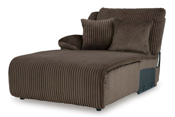 Top Tier Reclining Sectional with Chaise - Inland Furniture (San Bernardino, CA)