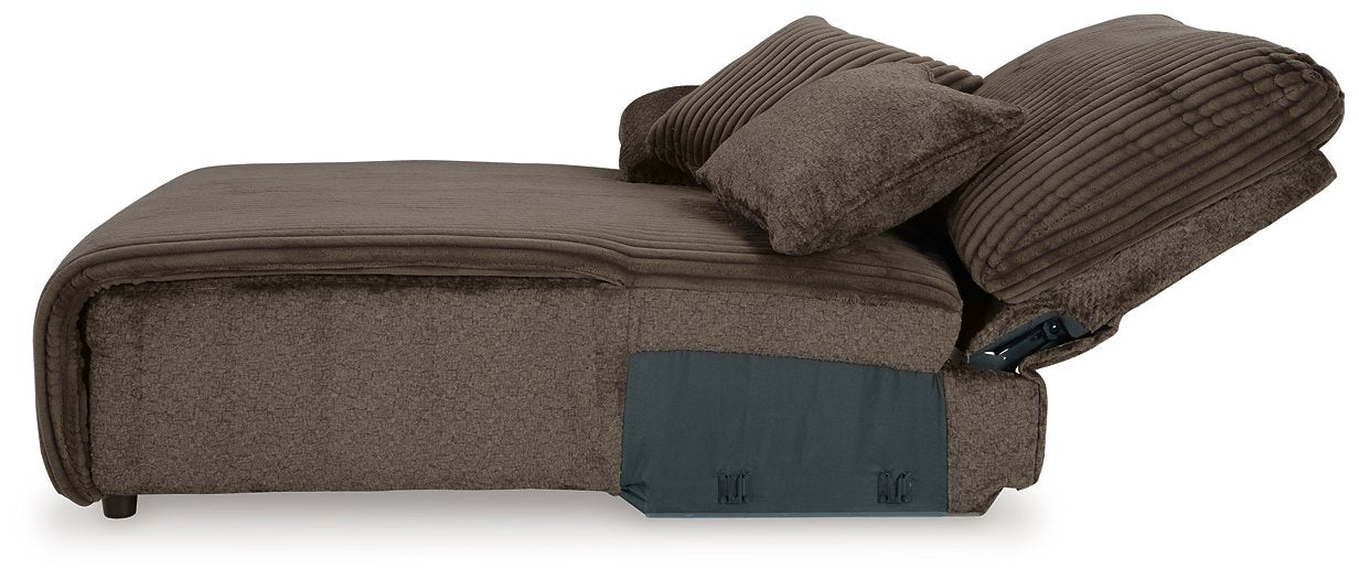 Top Tier Reclining Sectional with Chaise - Inland Furniture (San Bernardino, CA)
