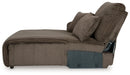 Top Tier Reclining Sectional with Chaise - Inland Furniture (San Bernardino, CA)