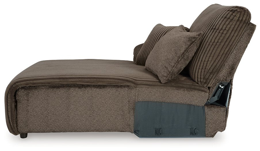 Top Tier Reclining Sectional with Chaise - Inland Furniture (San Bernardino, CA)