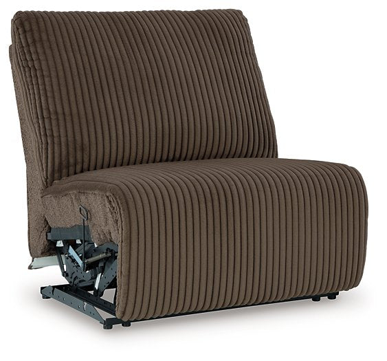 Top Tier Reclining Sectional with Chaise - Inland Furniture (San Bernardino, CA)