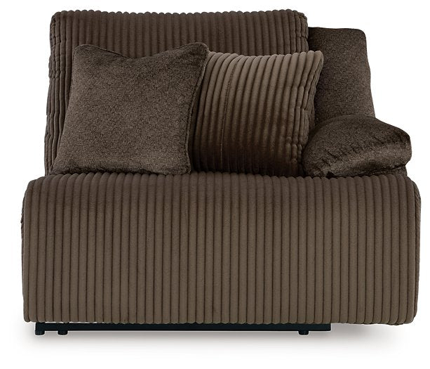 Top Tier Reclining Sectional with Chaise - Inland Furniture (San Bernardino, CA)