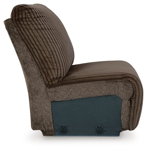 Top Tier Reclining Sectional with Chaise - Inland Furniture (San Bernardino, CA)