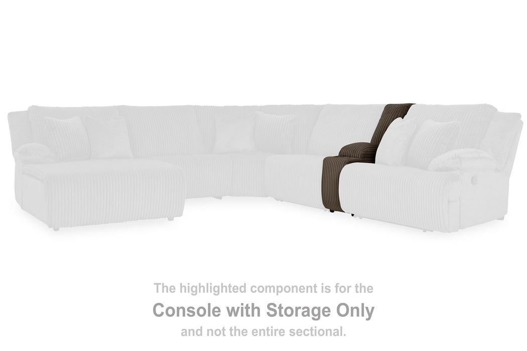 Top Tier Reclining Sectional with Chaise - Inland Furniture (San Bernardino, CA)