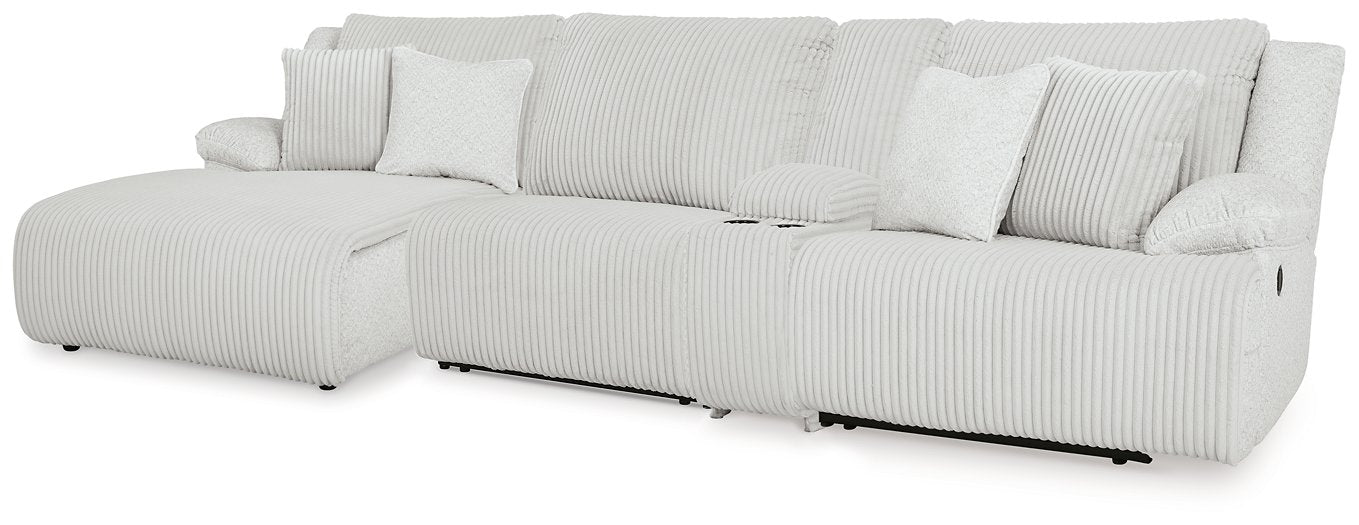 Top Tier Reclining Sectional with Chaise - Inland Furniture (San Bernardino, CA)