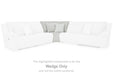 Top Tier Reclining Sectional with Chaise - Inland Furniture (San Bernardino, CA)