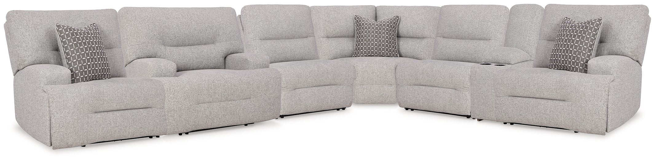 Acklen Place Power Reclining Sectional - Inland Furniture (San Bernardino, CA)