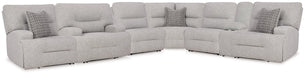 Acklen Place Power Reclining Sectional - Inland Furniture (San Bernardino, CA)