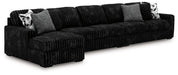 Midnight-Madness Sectional with Chaise - Inland Furniture (San Bernardino, CA)