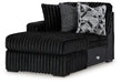 Midnight-Madness Sectional with Chaise - Inland Furniture (San Bernardino, CA)