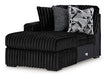 Midnight-Madness Sectional with Chaise - Inland Furniture (San Bernardino, CA)