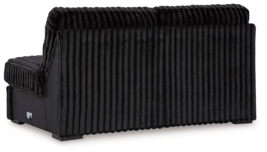 Midnight-Madness Sectional with Chaise - Inland Furniture (San Bernardino, CA)