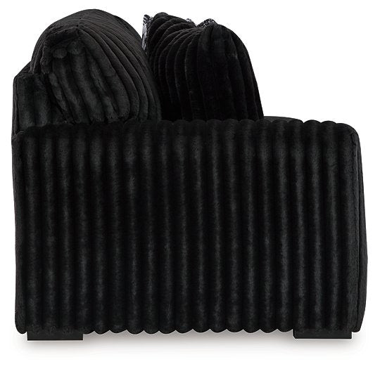 Midnight-Madness Sectional with Chaise - Inland Furniture (San Bernardino, CA)