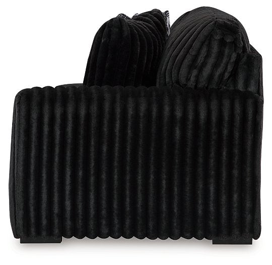 Midnight-Madness Sectional with Chaise - Inland Furniture (San Bernardino, CA)