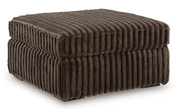 Midnight-Madness Oversized Accent Ottoman - Inland Furniture (San Bernardino, CA)