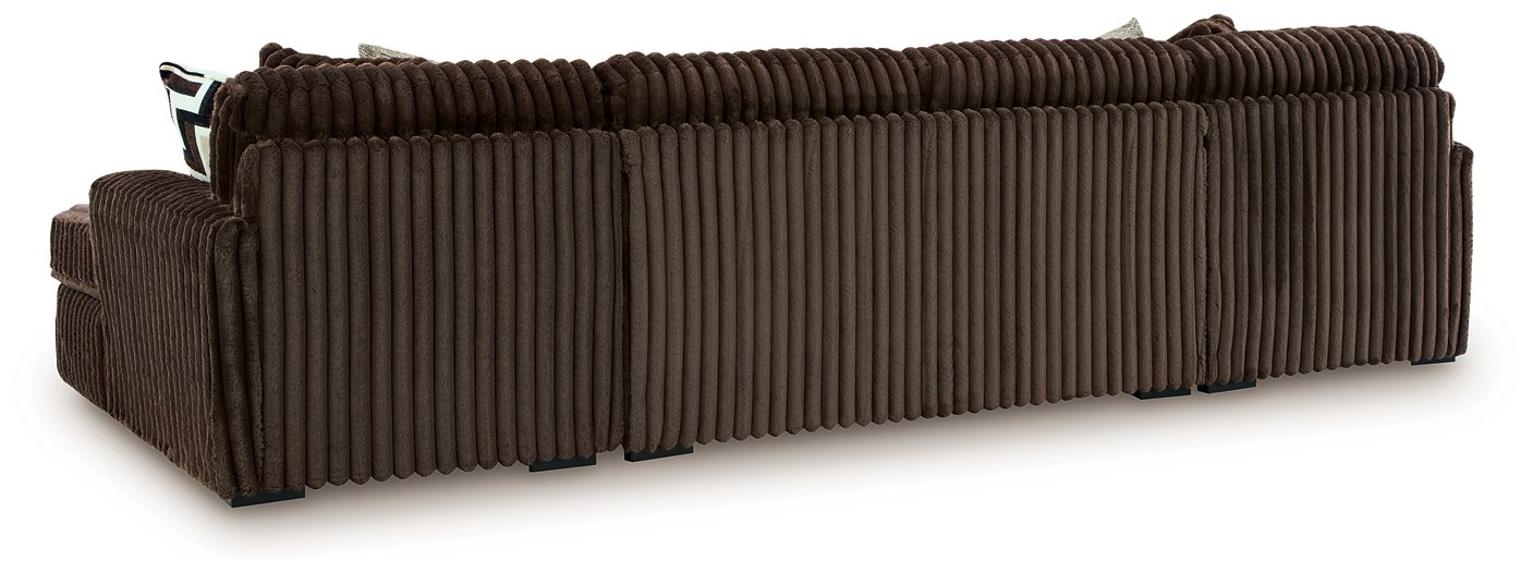 Midnight-Madness Sectional with Chaise - Inland Furniture (San Bernardino, CA)