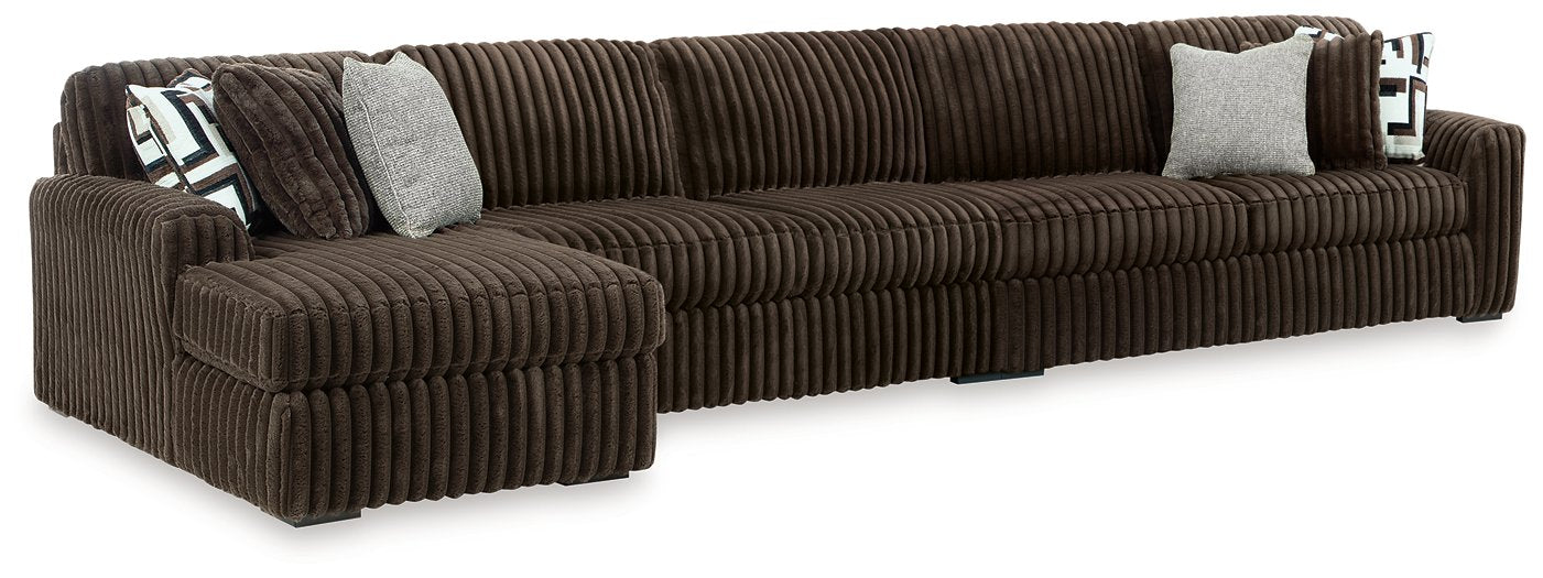Midnight-Madness Sectional with Chaise - Inland Furniture (San Bernardino, CA)
