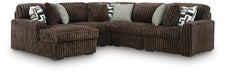 Midnight-Madness Sectional with Chaise - Inland Furniture (San Bernardino, CA)