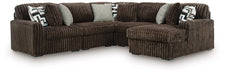 Midnight-Madness Sectional with Chaise - Inland Furniture (San Bernardino, CA)