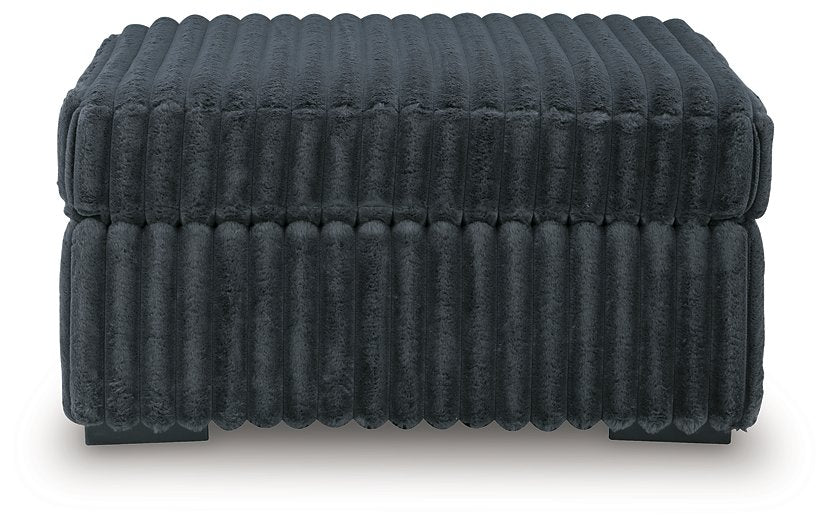 Midnight-Madness Oversized Accent Ottoman - Inland Furniture (San Bernardino, CA)