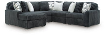 Midnight-Madness Sectional with Chaise - Inland Furniture (San Bernardino, CA)