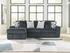 Midnight-Madness Sectional Sofa with Chaise - Inland Furniture (San Bernardino, CA)