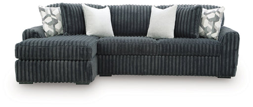 Midnight-Madness Sectional Sofa with Chaise - Inland Furniture (San Bernardino, CA)