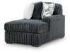 Midnight-Madness Sectional Sofa with Chaise - Inland Furniture (San Bernardino, CA)