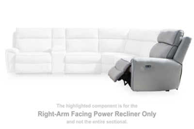 Social Pointe Reclining Sectional with Storage Consoles - Inland Furniture (San Bernardino, CA)