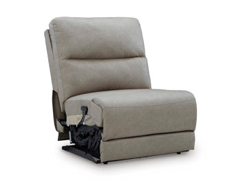 Narwhal Place Reclining Sectional with Storage Console - Inland Furniture (San Bernardino, CA)