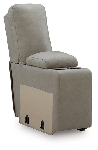 Narwhal Place Reclining Sectional with Storage Console - Inland Furniture (San Bernardino, CA)