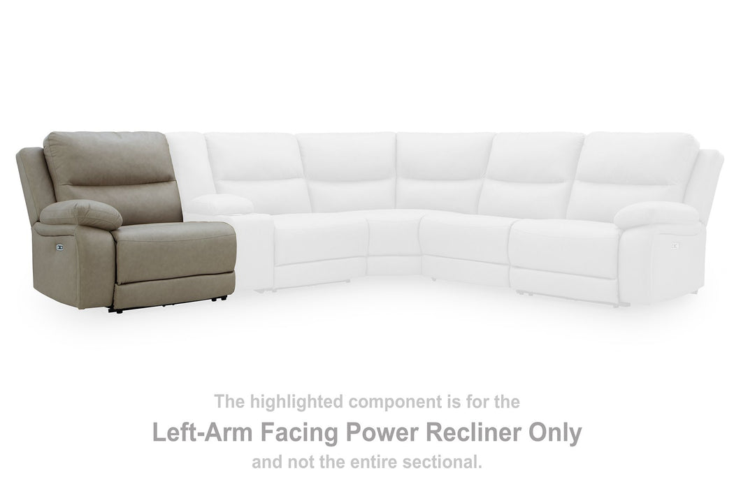 Narwhal Place Reclining Sectional with Storage Console - Inland Furniture (San Bernardino, CA)