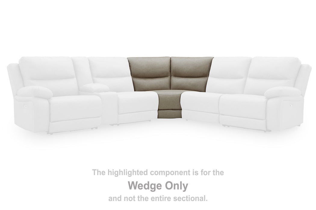 Narwhal Place Reclining Sectional with Storage Console - Inland Furniture (San Bernardino, CA)