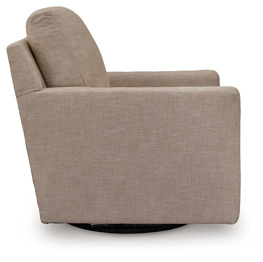 Freybourne Next-Gen Nuvella Swivel Accent Chair - Inland Furniture (San Bernardino, CA)