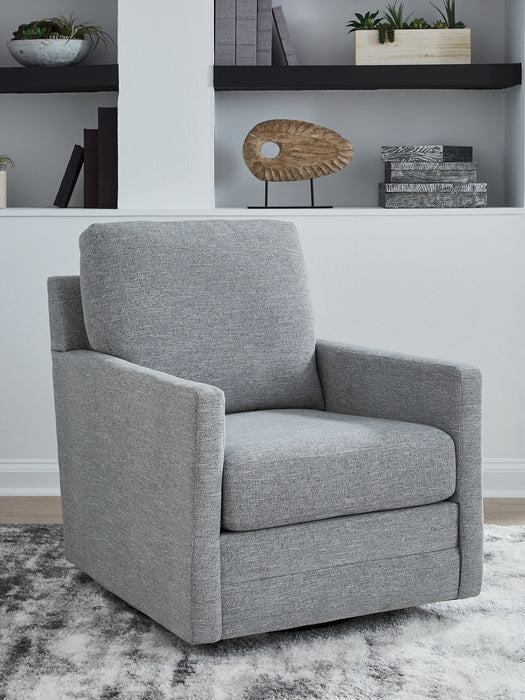 Freybourne Next-Gen Nuvella Swivel Accent Chair - Inland Furniture (San Bernardino, CA)