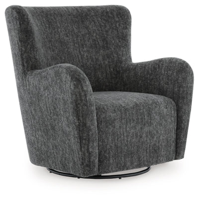 Rowenburg Swivel Glider Accent Chair - Inland Furniture (San Bernardino, CA)
