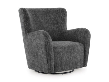 Rowenburg Swivel Glider Accent Chair - Inland Furniture (San Bernardino, CA)