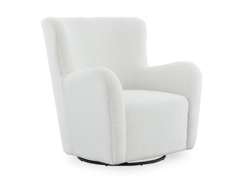 Rowenburg Swivel Glider Accent Chair - Inland Furniture (San Bernardino, CA)